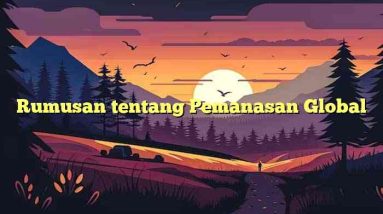 Rumusan tentang Pemanasan Global