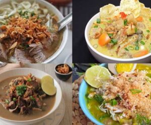 variasi soto nusantara dengan khas daerah